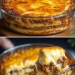 Baked Garlic Parmesan Noodles