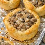 Cheesy Beef Biscuit Bombs
